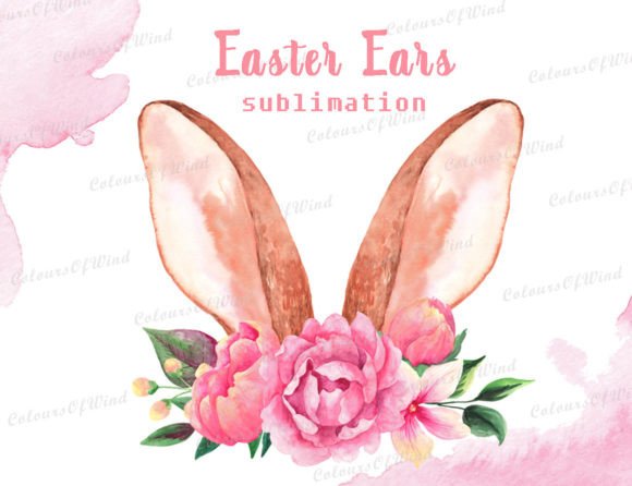 Download Easter Ears Sublimation PNG, 1st Easter - Sublimation png Collection