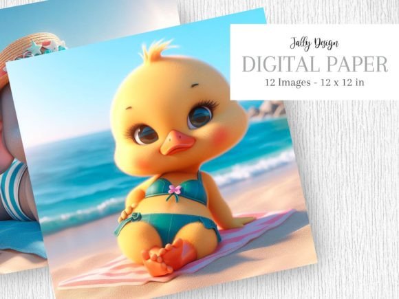 Download Cute Baby Animals Laying on the Beach 11 - Premium Resources
