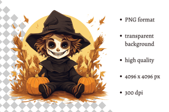 Download Cute Halloween Scarecrow PNG Clipart - Scarecrow png Collection