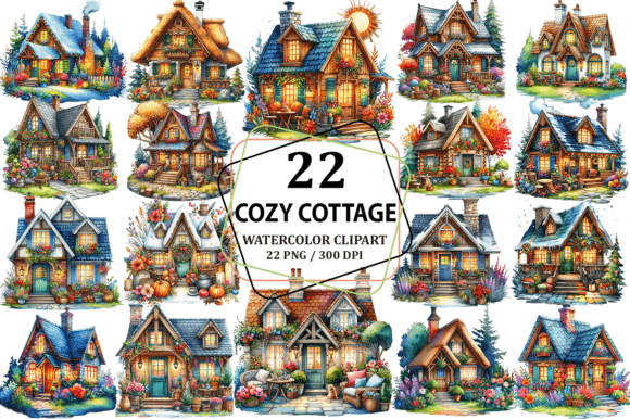 Download Cozy Cottage Clipart Sublimation PNG - Sublimation png Collection